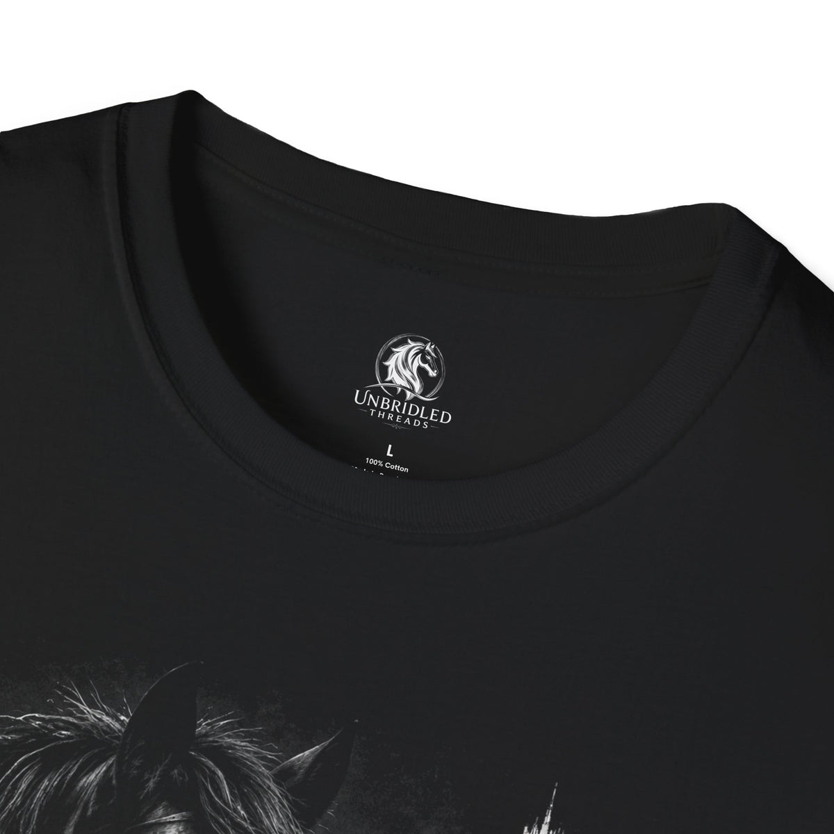 Horse & Faith T-Shirt — "My Horse Is My Partner...God My Guide" Christian Equestrian Tee