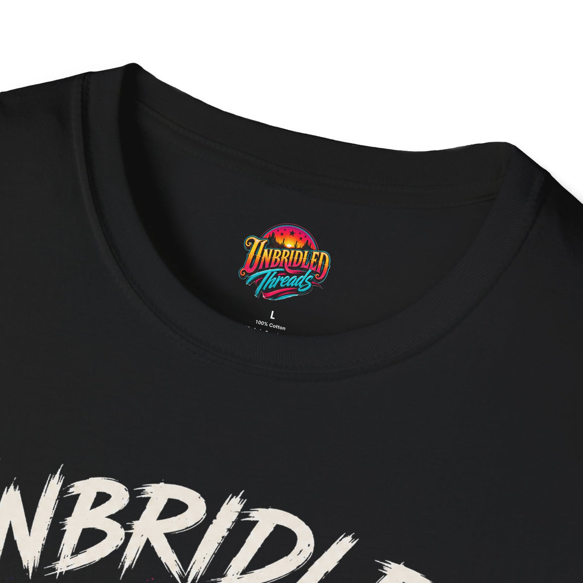 Unbridled Passion Horse T-Shirt — Neon Stallion Graphic Tee for Equestrians or Causal Wear